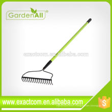 22-Tine Short Handle Leaf Rake Gardening Hoe